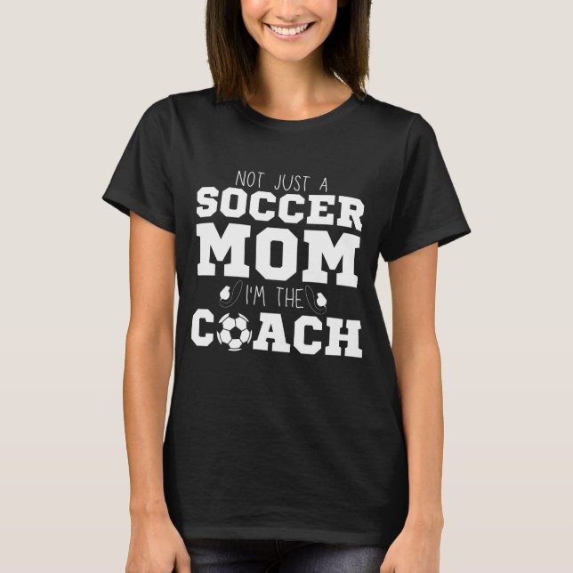 Camiseta Não só uma mãe de futebol, sou a Associação de Tre (Frente)