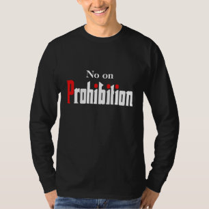Camiseta Não sobre Proibição