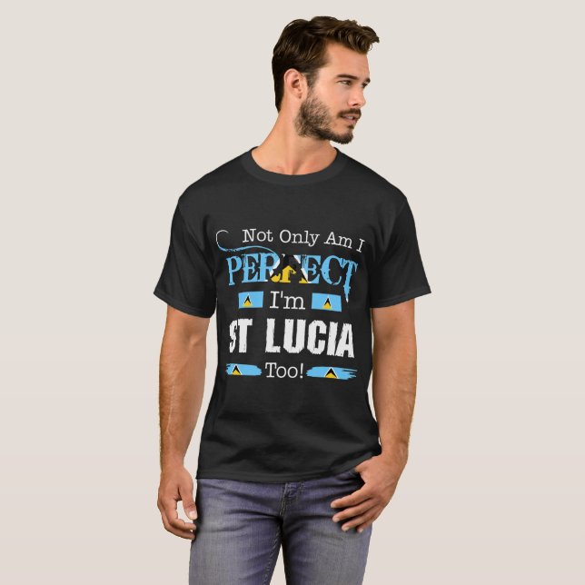 Camiseta Não somente perfeito eu sou país do orgulho de St (Frente Completa)
