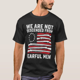 Camiseta Não Somos Descendentes De Homens Terríveis