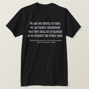 Camiseta Não somos hostis... Estado da União 1902