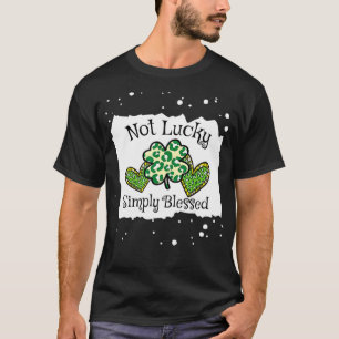 Camiseta Não Sortuda Simplesmente Rua Abençoada