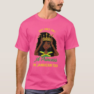 Camiseta Não sou apenas uma princesa que sou jamaicana muit