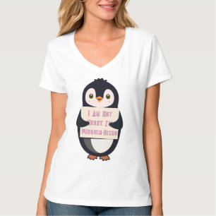 Camiseta Não Sou Baixo, Sou do Tamanho de um Pinguim