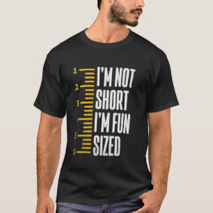 Camiseta Não Sou Baixo Sou Tamanho Divertido Citação Divert