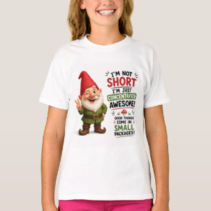 Camiseta Não Sou Baixo, Sou um Anão Incrível Design