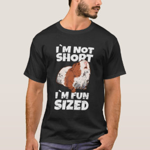Camiseta Não sou baixo, sou um porquinho-da-índia divertido