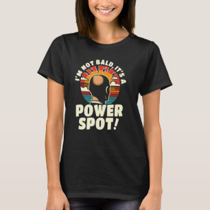 Camiseta Não sou careca, é um poço de força, Piada do Pai E