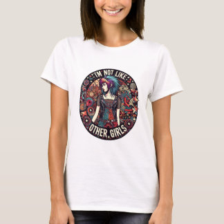 Camiseta Não Sou Como Outras Garotas.