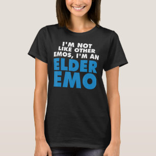 Camiseta Não sou como outros Emos, sou um Roupa Emo Mais Ve