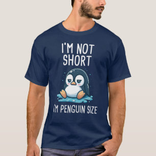 Camiseta Não sou Curto, sou do tamanho do pinguim