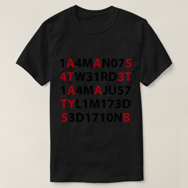 Camiseta Não sou estranho, sou apenas uma edição limitada - (Frente do Design)