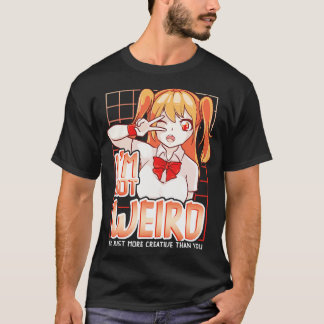 Camiseta Não Sou Estranho Sou Mais Criativo Do Que Você
