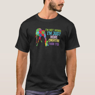 Camiseta Não Sou Estranho Sou Mais Criativo Do Que Você Aut