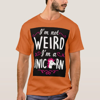 Camiseta Não sou estranho, sou um unicórnio
