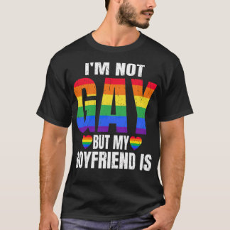 Camiseta Não Sou Gay, Mas Meu Melhor Amigo É Engraçado LGBT
