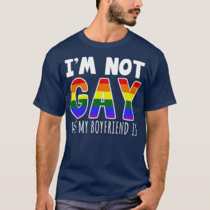 Camiseta Não Sou Gay, Mas Minha Namorado É