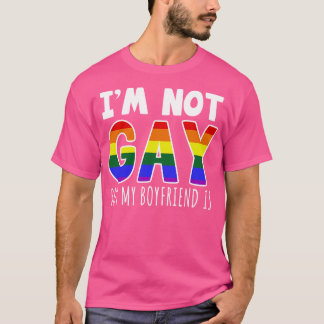 Camiseta Não Sou Gay, Mas Minha Namorado É
