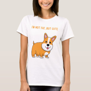 Camiseta Não sou gordo, mas fofo T-Shirt