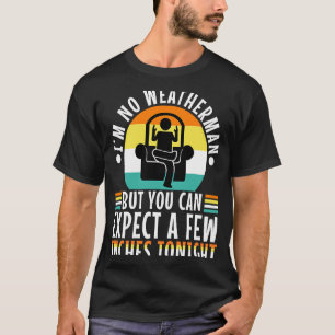 Camiseta Não sou homem do tempo, mas você pode esperar algu
