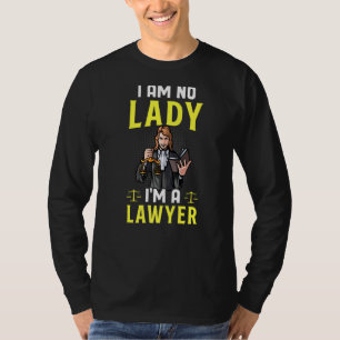 Camiseta Não sou Lady, sou advogada da Faculdade de Direito