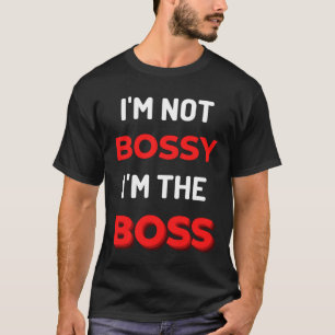 Camiseta Não sou o chefe.