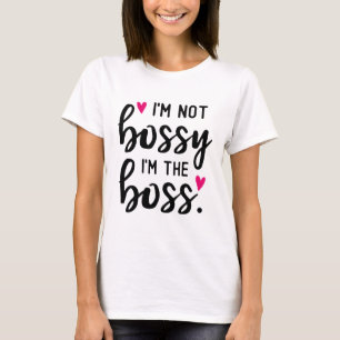 Camiseta Não sou o chefe. Sou o chefe.