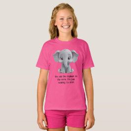 Camiseta Não sou o elefante na sala