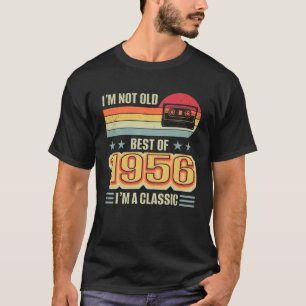 Camiseta Não sou o velho melhor cassete clássico de anivers