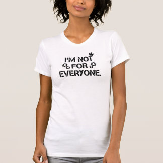 Camiseta Não Sou Para Todos Coroa de Grunge Engrenagens Ati