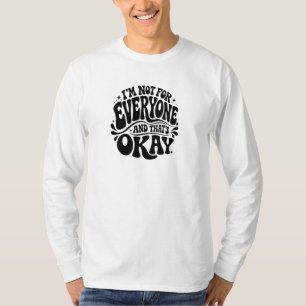 Camiseta Não Sou Para Todos e Isso Está Bem Retro Groovy