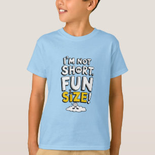 Camiseta Não sou pequeno, de tamanho divertido