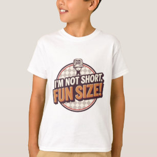 Camiseta Não sou pequeno, de tamanho divertido