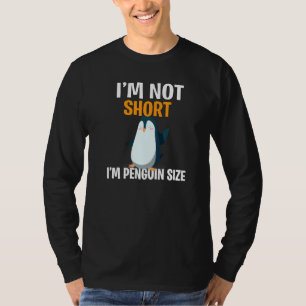 Camiseta Não sou pequeno, sou do tamanho do pinguim