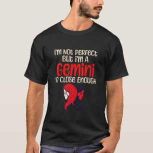 Camiseta Não Sou Perfeito, Mas Sou Um Gêmeos Engraçado Des