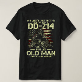 Camiseta não sou perfeito, mas tenho dd-214