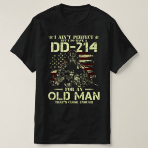 Camiseta não sou perfeito, mas tenho dd-214