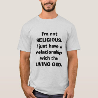 Camiseta Não Sou Religioso João 3:16