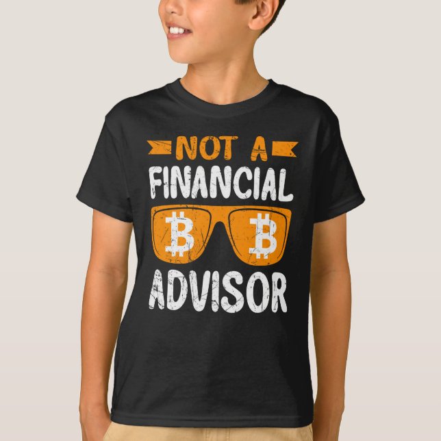 Camiseta Não sou um Conselheiro Financeiro. (Frente)