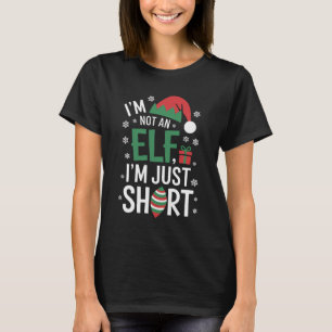 Camiseta Não Sou Um Elfo Só Baixo Natal Engraçado Natal