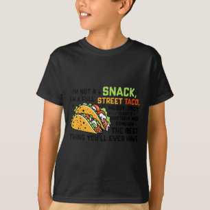 Camiseta Não Sou Um Lanche Sou Um Taco De Rua Completo Cita