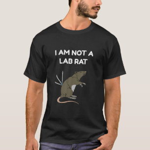 Camiseta Não Sou Um Rato De Laboratório Anti-Vacina Ou Va
