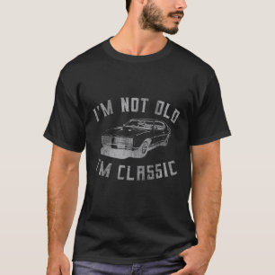 Camiseta Não sou velho, sou Carro vintage clássico de ret