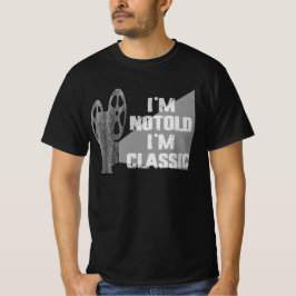 Camiseta Não sou velho, sou clássico