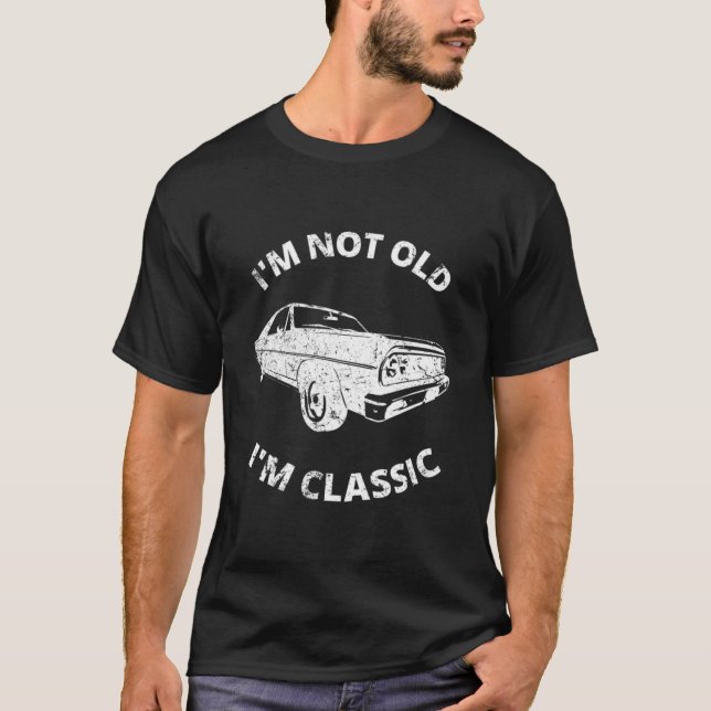Camiseta Não sou velho, sou clássico (Frente)