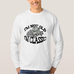 Camiseta NÃO SOU VELHO, SOU CLÁSSICO caminhão clássico carr