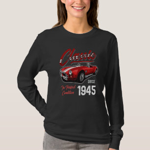 Camiseta Não sou velho, sou clássico. Carro vintage nascido