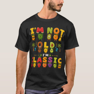 Camiseta Não sou velho, sou clássico Piada de fruta engraça