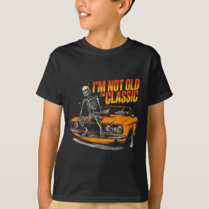 Camiseta Não Sou Velho Sou Clic Carro Divertido Gráfico Hom