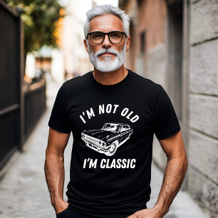Camiseta Não sou velho, sou Design clássico